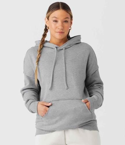 Canvas Unisex Raw Seam Hoodie - TAN - XS